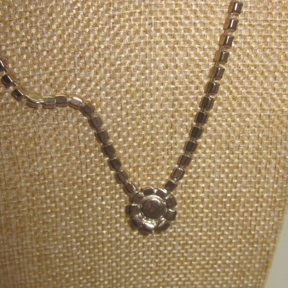 Vintage Bling Choker & Earrings with Green Accent - Picture 3 of 7